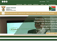 Tablet Screenshot of dmr.gov.za
